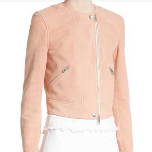 Rag and Bone sunset Hollander suede moto jacket - Picture 7 of 8